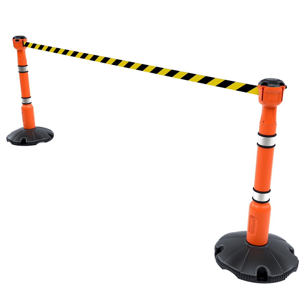 Skipper™ Retractable Barrier Kit 9m in Orange Is our Most Popular Post And Base Colour